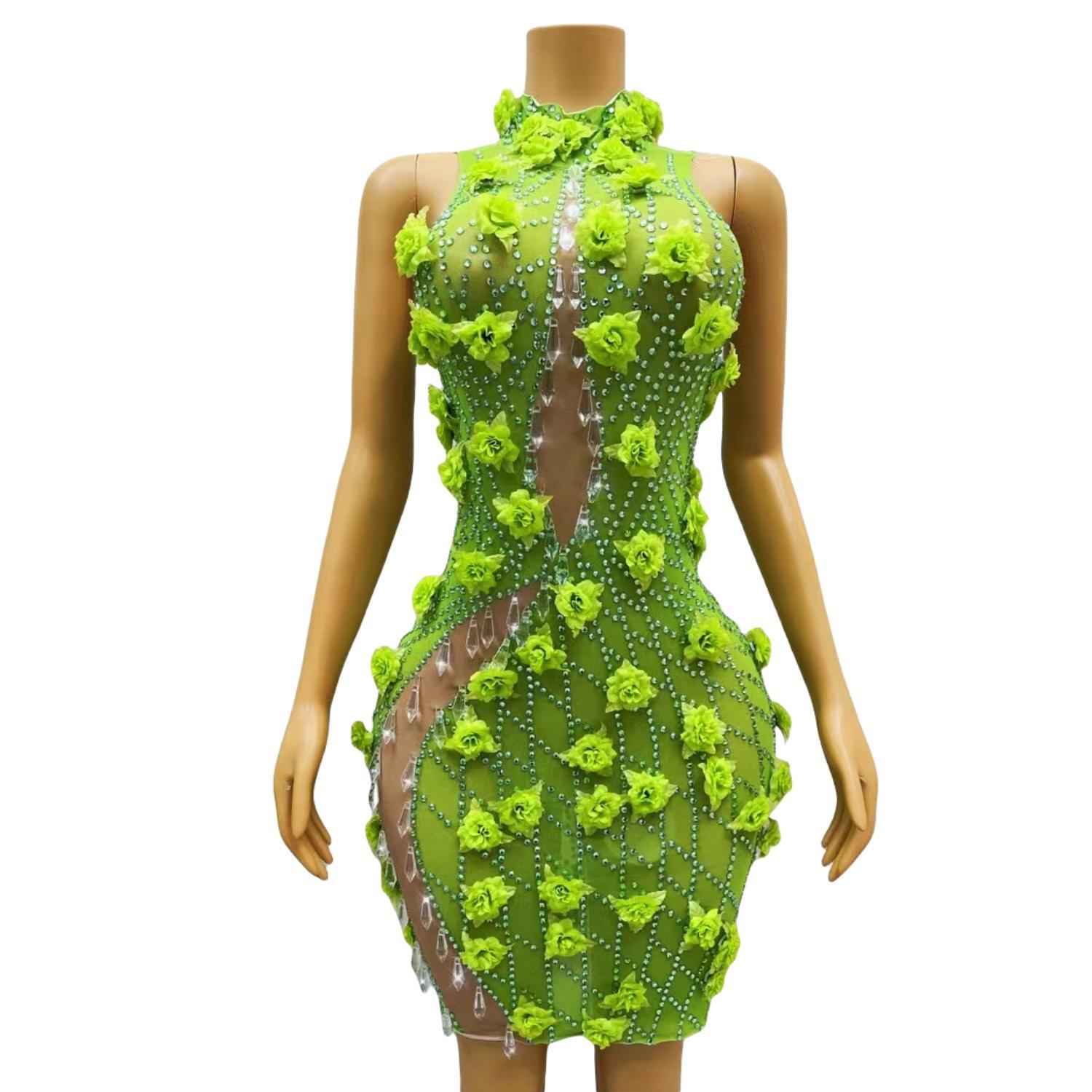 Chique sprankelende kristallen - Sparkly Rhinestone Club Party Dress recensie en prijs