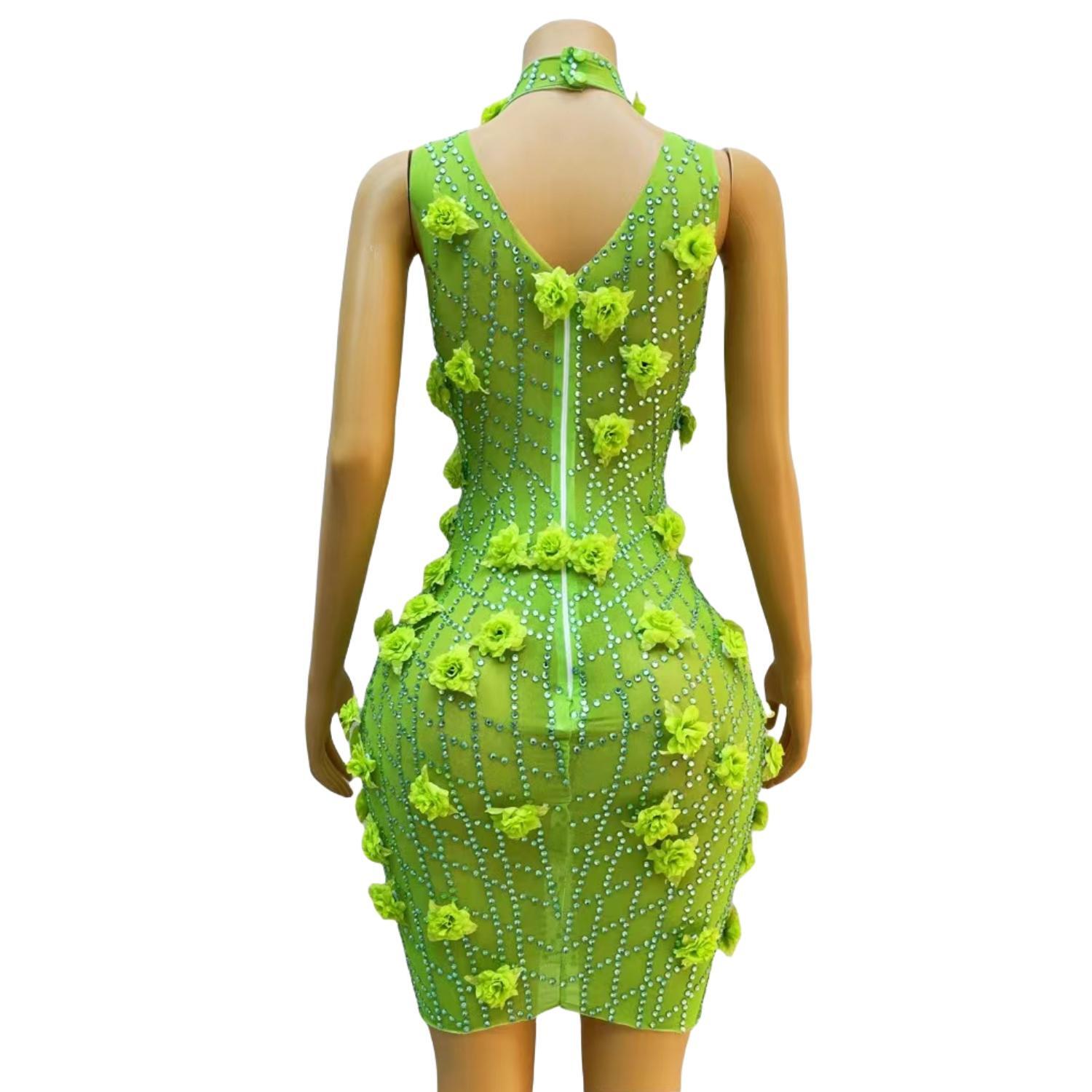 Chique sprankelende kristallen - Sparkly Rhinestone Club Party Dress recensie en prijs