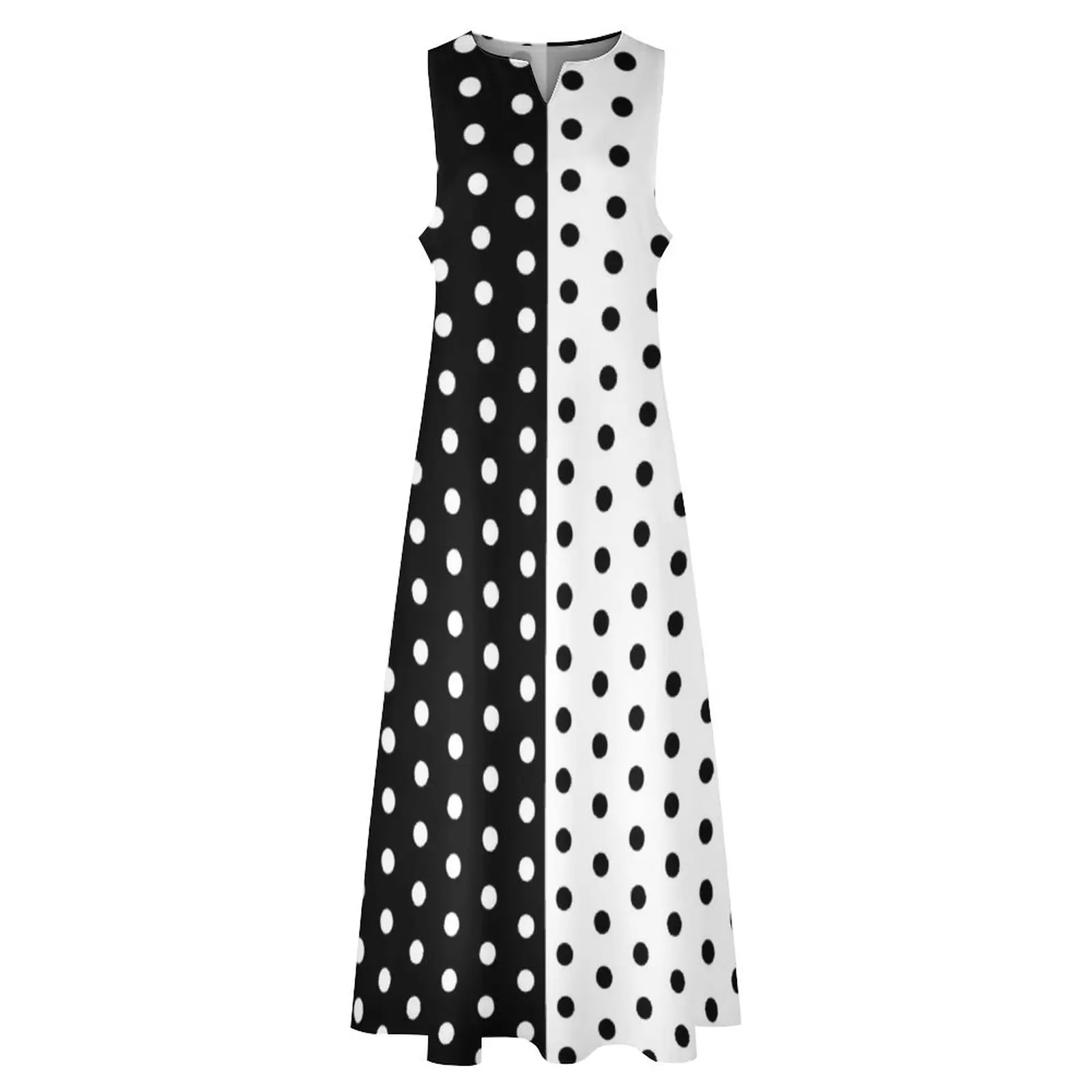Retro tweekleurige jurk lente  - Boho Summer Beach Maxi Dress recensie en prijs
